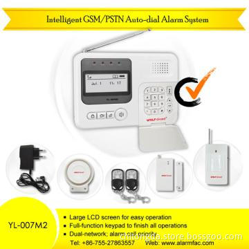 Wireless GSM Phone Line Security Alarm System with Keypad